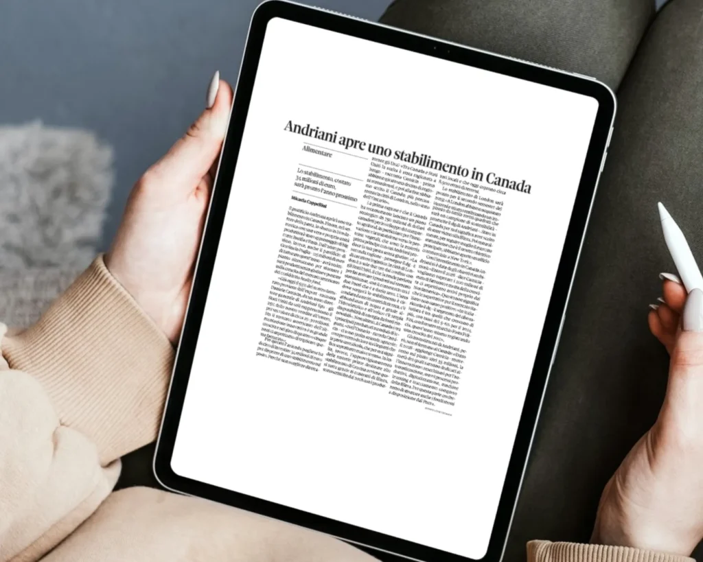 6punto14 communication Articoli - Andriani