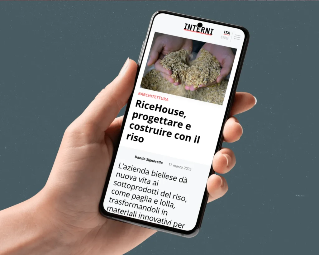 6punto14 communication Articoli - RiceHouse, progettare e costruire con il riso - Interni