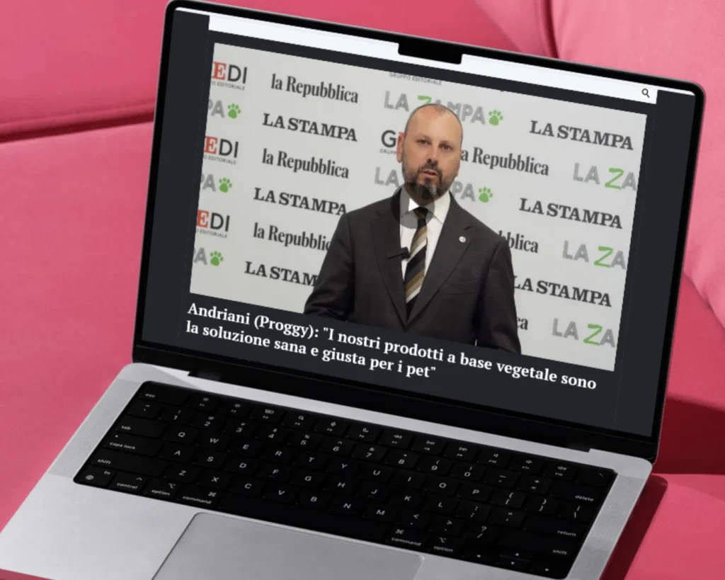 6punto14 communication Articoli - Andriani (Proggy): "I nostri prodotti a base vegetale sono la soluzione sana e giusta per i pet" La Stampa