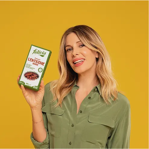 Alessia Marcuzzi - Alimentiamo l'ottimismo- Felicia-Lenticchie-