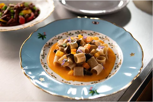 Piatto pasta - Alimentiamo l'ottimismo- Felicia