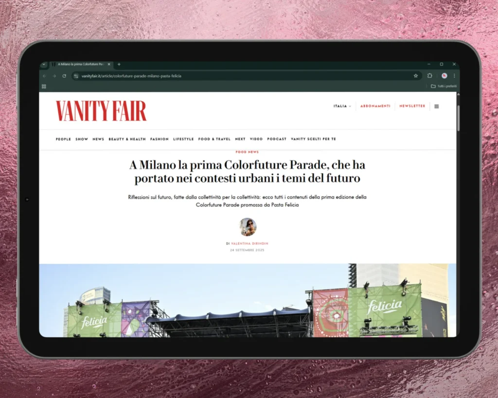 A Milano la prima Colorfuture Parade, che ha portato nei contesti urbani i temi del futuro